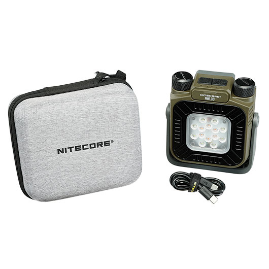 Nitecore 3-in-1 Outdoor- und Arbeitsleuchte mit 3000 Lumen und Powerbank-Funktion inkl. 2-Wege-USB-C Kabel und Transportbox Bild 7