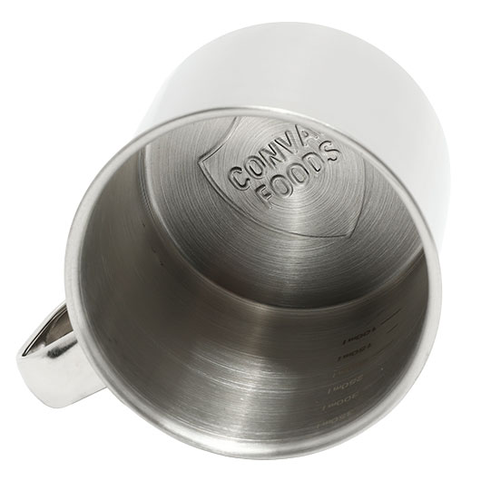 Convar Feldk�che Tasse mit Skala Edelstahl 350 ml Bild 2
