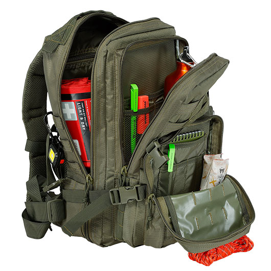 101 INC Rucksack Assault Hexagon 25 Liter oliv Bild 11