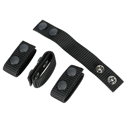 Romantac Duty Belt Keeper / G�rtelhalter f. 2 Zoll / 50 mm Dienstg�rtel schwarz - 4 St�ck