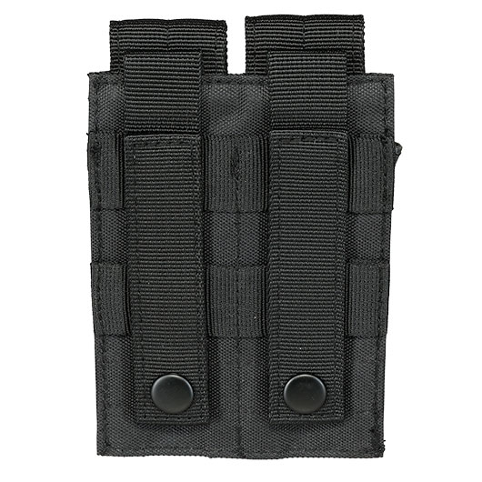 Romantac Universal Doppel-Pistolenmagazintasche Nylon mit Molle-Schlaufen schwarz Bild 1