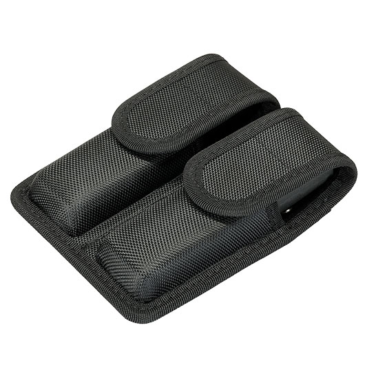Romantac Universal Doppel-Pistolenmagazintasche Nylon mit G�rtelhalterung schwarz Bild 2