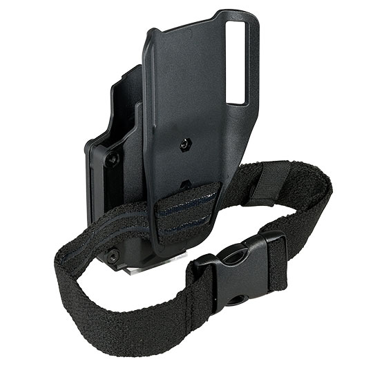 Romantac Universal Tactical Holster Set mit Low Ride Plattform - f�r fast alle Full-Size / Compact Pistolen rechts schwarz Bild 4