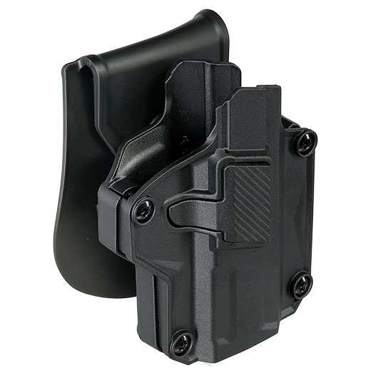 Romantac Universal Tactical Holster Polymer Paddle - f�r fast alle Full-Size / Compact Pistolen rechts schwarz Bild 1