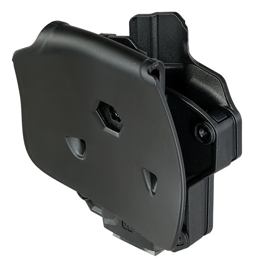 Romantac Universal Tactical Holster Polymer Paddle - f�r fast alle Full-Size / Compact Pistolen rechts schwarz Bild 3
