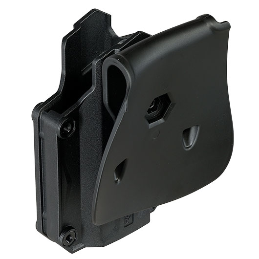 Romantac Universal Tactical Holster Polymer Paddle - f�r fast alle Full-Size / Compact Pistolen rechts schwarz Bild 5