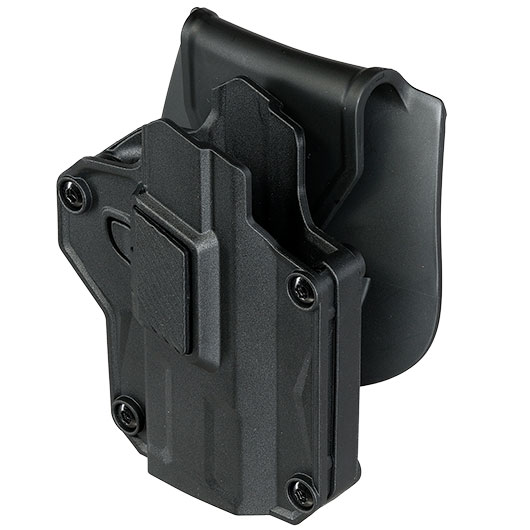 Romantac Universal Tactical Holster Polymer Paddle - f�r fast alle Full-Size / Compact Pistolen rechts schwarz Bild 7
