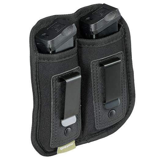Romantac IWB Neopren Doppel-Pistolenmagazintasche Innenbund verdeckt schwarz Bild 5