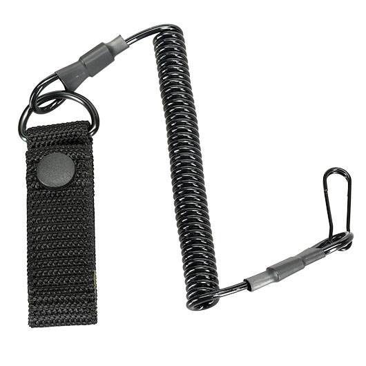 Romantac Tactical Universal Lanyard / Fangriemen mit Schlaufe f. G�rtel und Molle-Schlaufen schwarz Bild 1