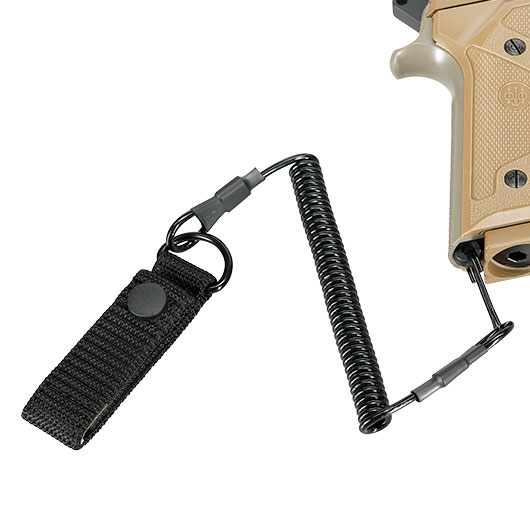 Romantac Tactical Universal Lanyard / Fangriemen mit Schlaufe f. G�rtel und Molle-Schlaufen schwarz Bild 2