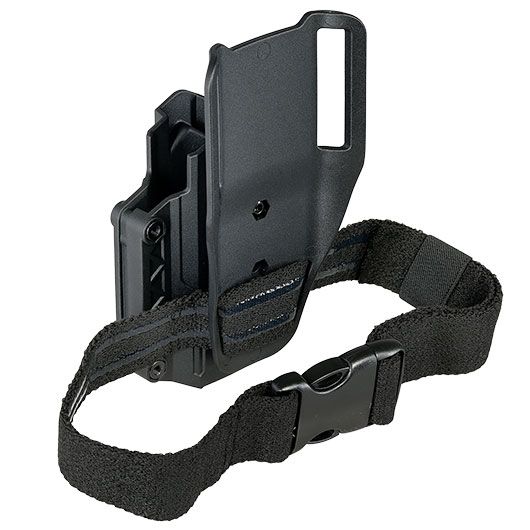 Romantac Modern Universal Tactical Holster Set mit Low Ride Plattform - f�r fast alle Full-Size / Compact Pistolen rechts schwar Bild 4