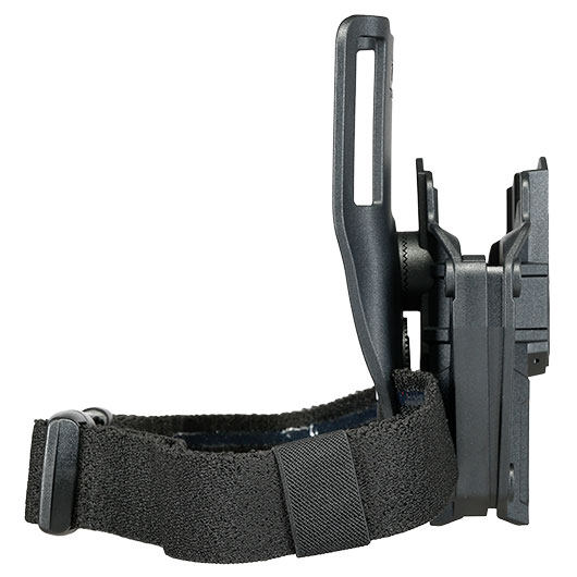 Romantac Modern Universal Tactical Holster Set mit Low Ride Plattform - f�r fast alle Full-Size / Compact Pistolen rechts schwar Bild 6