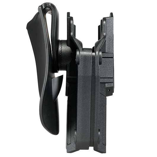 Romantac Universal Tactical Holster Polymer Paddle - f�r fast alle Full-Size / Compact Pistolen rechts schwarz - Modern Design Bild 2