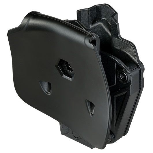Romantac Universal Tactical Holster Polymer Paddle - f�r fast alle Full-Size / Compact Pistolen rechts schwarz - Modern Design Bild 3