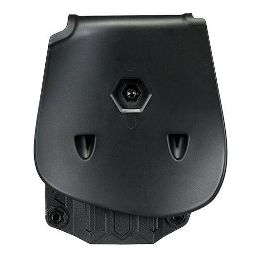 Romantac Universal Tactical Holster Polymer Paddle - f�r fast alle Full-Size / Compact Pistolen rechts schwarz - Modern Design Bild 4