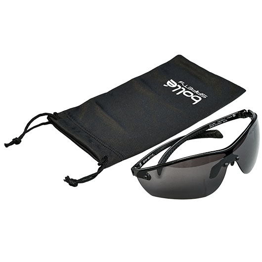 Boll� Safety Schutzbrille SILIUM+ rauch-get�nt inkl. Mikrofaserbeutel Bild 5