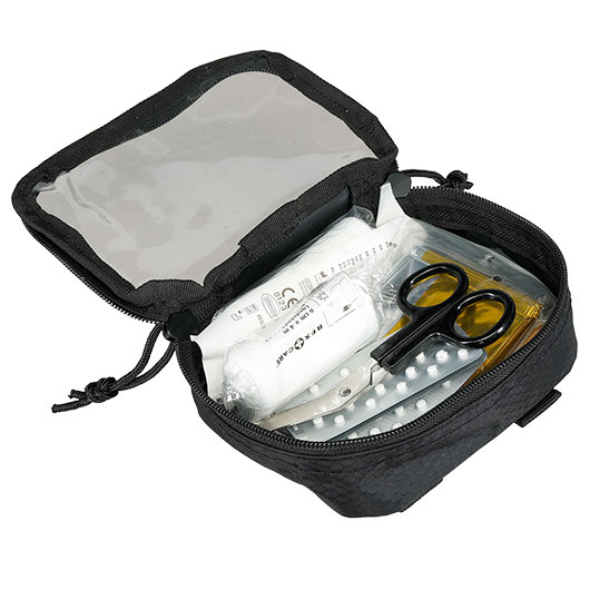 101 INC Organizer mit transparentem Deckel mit Molle-System schwarz Bild 3