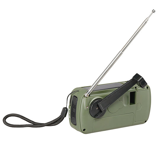 FOSCO mulitfunktionaes Notfallradio, Solar Batterien Handkurbel Bild 6