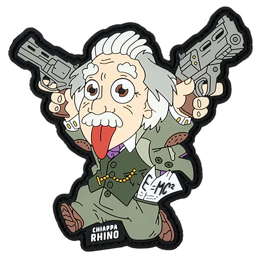 Chiappa 3D Rubber Patch Rhino Einstein mit Klettfl�che farbig