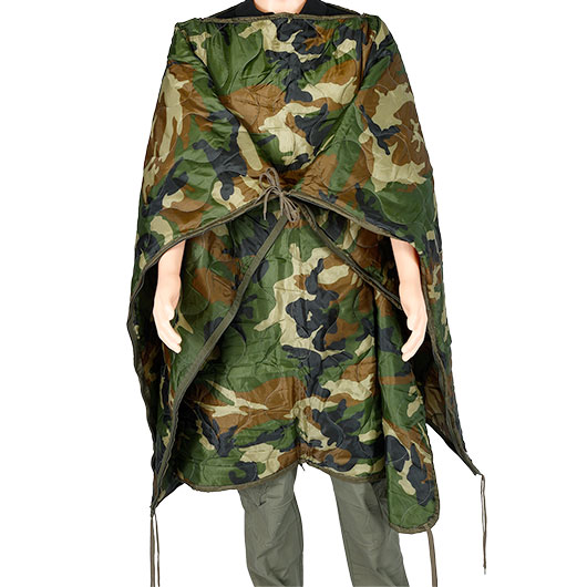 Mil-Tec Poncho Liner Multifunction woodland
