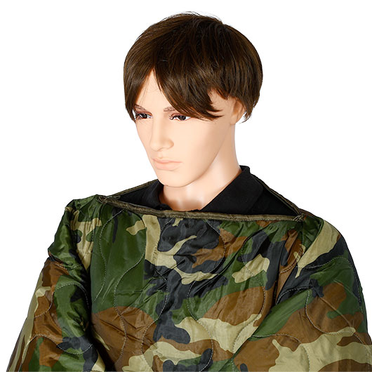 Mil-Tec Poncho Liner Multifunction woodland Bild 1