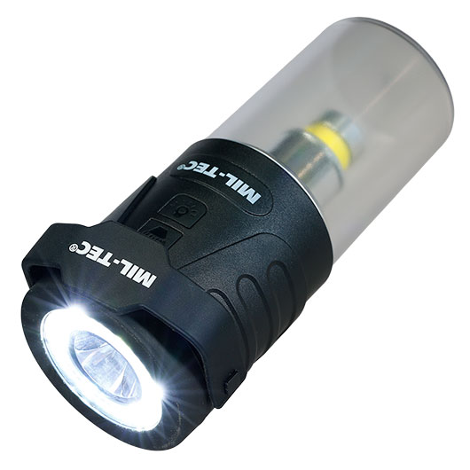 Mil-Tec Wiederaufladbare LED-Laterne mit Spot Licht Bild 7