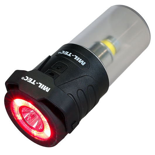 Mil-Tec Wiederaufladbare LED-Laterne mit Spot Licht Bild 8