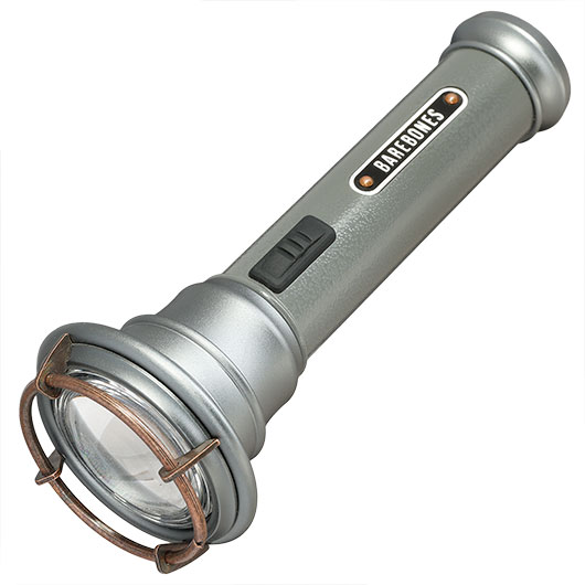 Barebones LED Taschenlampe Vintage 170 Lumen wiederaufladbar inkl. Akku und USB-C-Kabel Gun-metal-Optik
