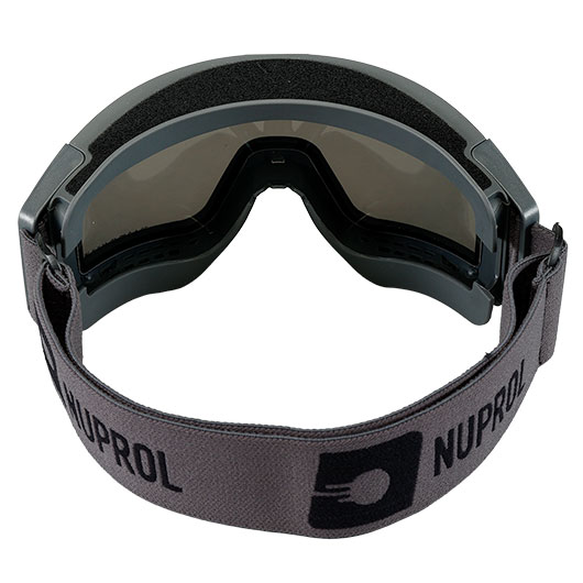 Nuprol Battle Visor Dual Lens Eye Protection Airsoft Helmbrille / Schutzbrille grau / rauch Bild 2