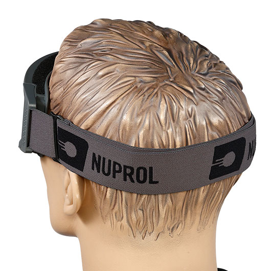 Nuprol Battle Visor Dual Lens Eye Protection Airsoft Helmbrille / Schutzbrille grau / rauch Bild 8