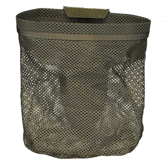 Pentagon faltbare Netztasche Amina Molle Abwurftasche Dump Pouch RAL7013 oliv Bild 1