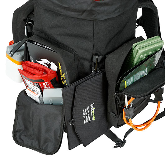 Highlander Rucksack Pinnacle 50 Liter Molle mit abnehmbaren Seitentaschen schwarz Bild 11