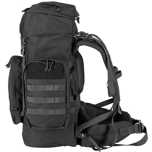 Highlander Rucksack Pinnacle 50 Liter Molle mit abnehmbaren Seitentaschen schwarz Bild 3