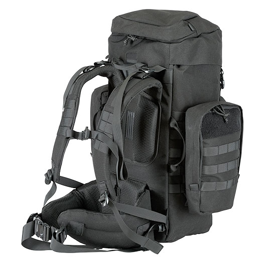 Highlander Rucksack Pinnacle 50 Liter Molle mit abnehmbaren Seitentaschen schwarz Bild 6