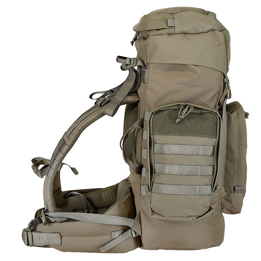 Highlander Rucksack Pinnacle 50 Liter Molle mit abnehmbaren Seitentaschen Ranger Green Bild 7