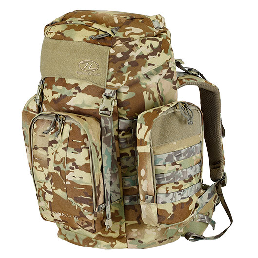 Highlander Rucksack Pinnacle 50 Liter Molle mit abnehmbaren Seitentaschen HMTC Bild 2