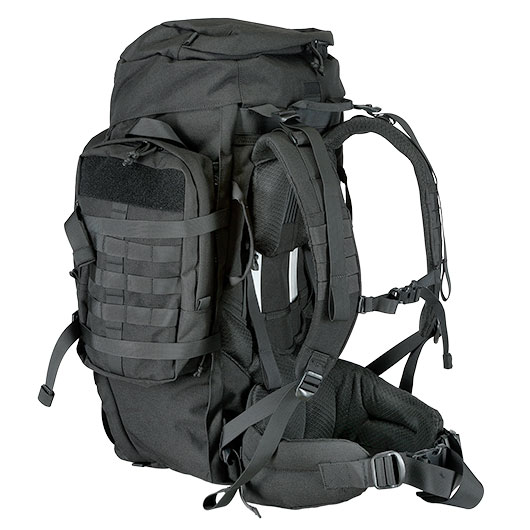 Highlander Rucksack Pinnacle 70 Liter Molle mit abnehmbaren Seitentaschen schwarz Bild 4
