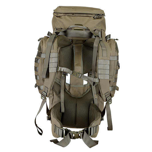 Highlander Rucksack Pinnacle 70 Liter Molle mit abnehmbaren Seitentaschen Ranger Green Bild 5