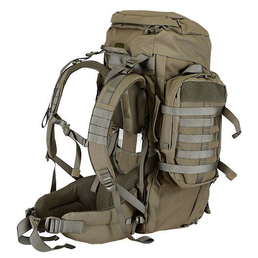 Highlander Rucksack Pinnacle 70 Liter Molle mit abnehmbaren Seitentaschen Ranger Green Bild 6