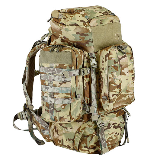 Highlander Rucksack Pinnacle 70 Liter Molle mit abnehmbaren Seitentaschen HMTC