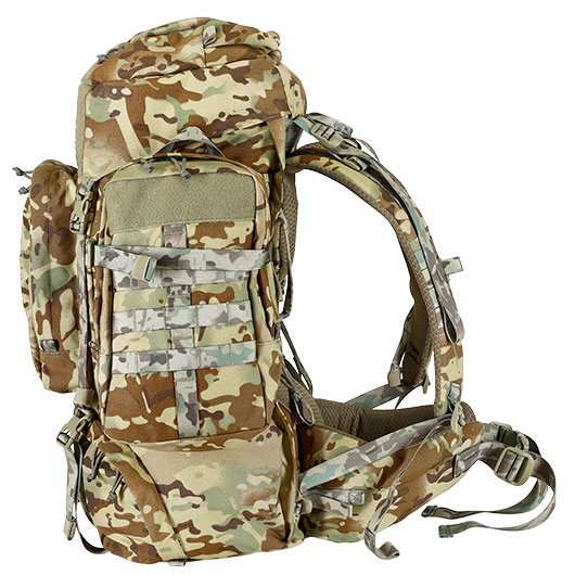 Highlander Rucksack Pinnacle 70 Liter Molle mit abnehmbaren Seitentaschen HMTC Bild 3