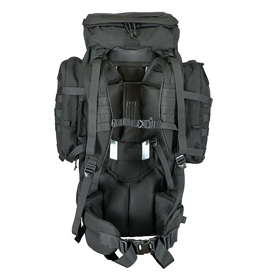 Highlander Rucksack Pinnacle 90 Liter Molle mit abnehmbaren Seitentaschen schwarz Bild 5