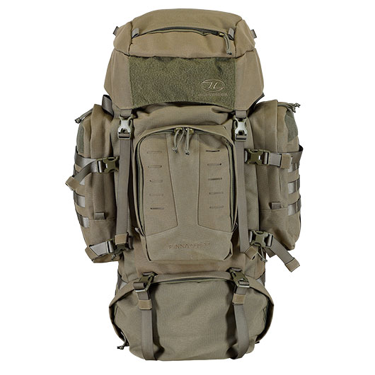 Highlander Rucksack Pinnacle 90 Liter Molle mit abnehmbaren Seitentaschen Ranger Green Bild 1