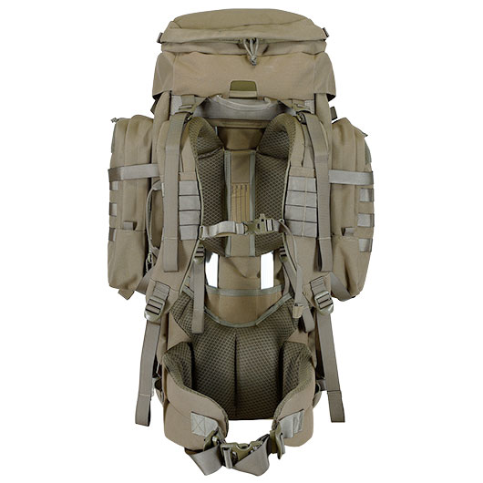 Highlander Rucksack Pinnacle 90 Liter Molle mit abnehmbaren Seitentaschen Ranger Green Bild 5