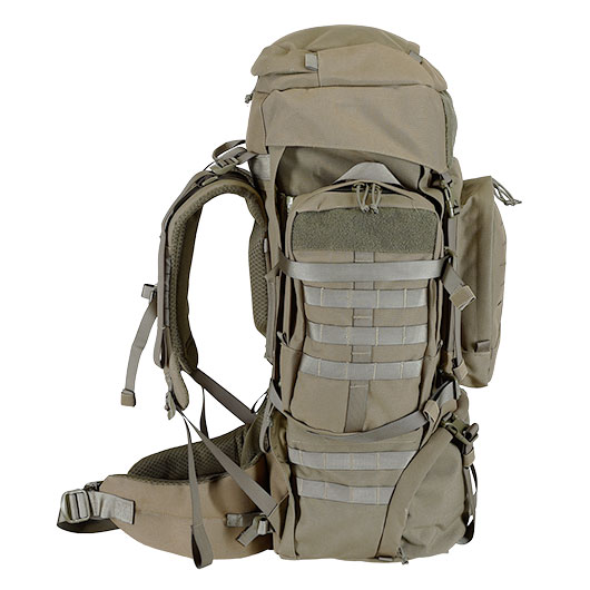 Highlander Rucksack Pinnacle 90 Liter Molle mit abnehmbaren Seitentaschen Ranger Green Bild 7