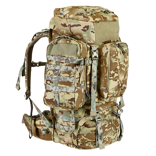 Highlander Rucksack Pinnacle 90 Liter Molle mit abnehmbaren Seitentaschen HMTC