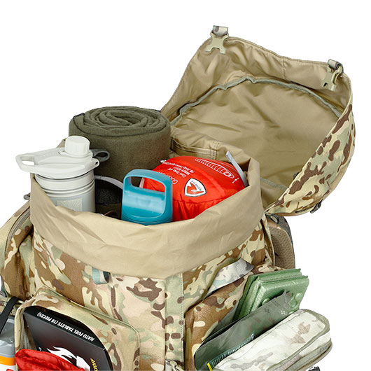 Highlander Rucksack Pinnacle 90 Liter Molle mit abnehmbaren Seitentaschen HMTC Bild 10