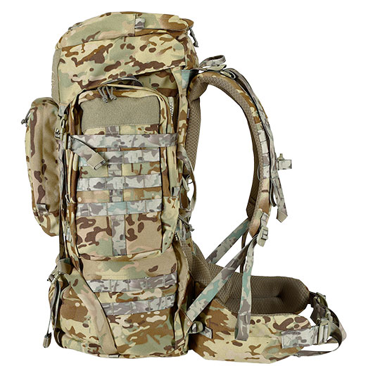 Highlander Rucksack Pinnacle 90 Liter Molle mit abnehmbaren Seitentaschen HMTC Bild 3