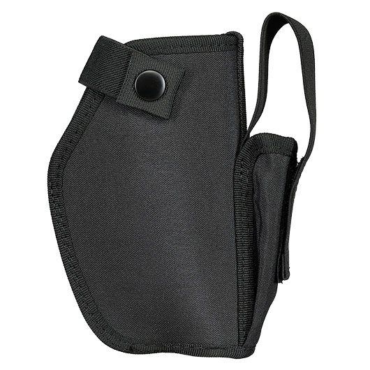 Romantac Universal Nylon G�rtelholster f. Pistolen mit Magazinfach schwarz