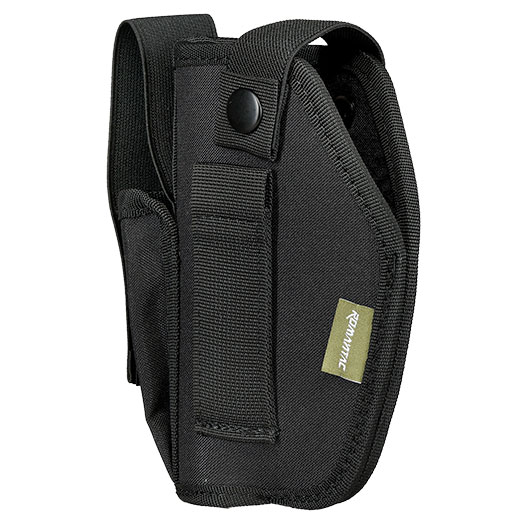 Romantac Universal Nylon G�rtelholster f. Pistolen mit Magazinfach schwarz Bild 3
